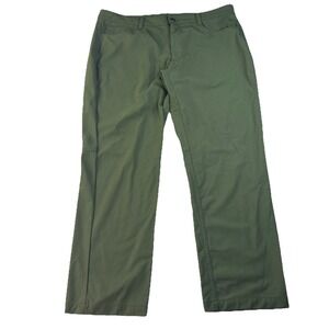 Swiss Tech Pants Mens 38x30 Green Stretch Outdoor Hiking Camping Gorpcore